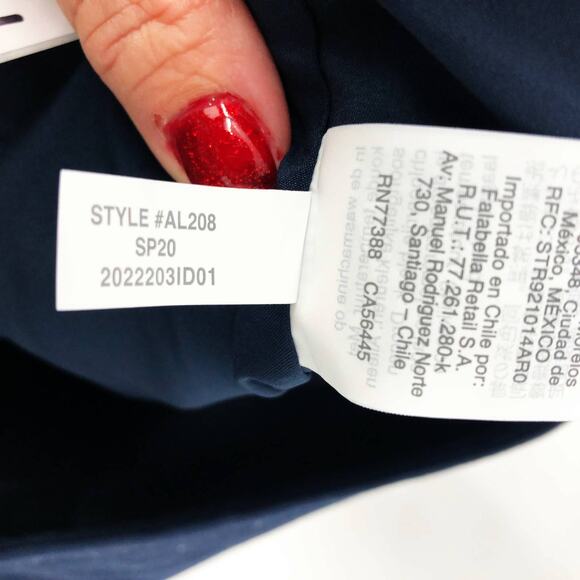 J. Crew Womens Scalloped Sateen Pencil Skirt 2 Navy Blue Stretch High Rise AL208 - Picture 10 of 11